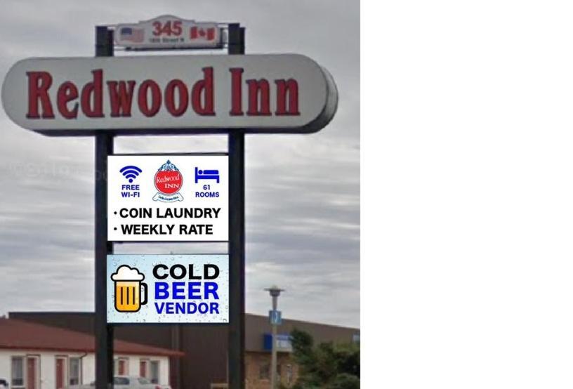 Redwood Motor Inn แบรนดอน ภายนอก รูปภาพ